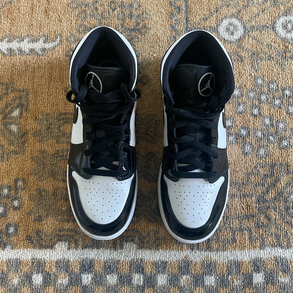 Air Jordan 1 Mid SE “All-Star 2021” Carbon Fiber GS 7Y or WMNS 8.5 DD2192-001 - Picture 2 of 12